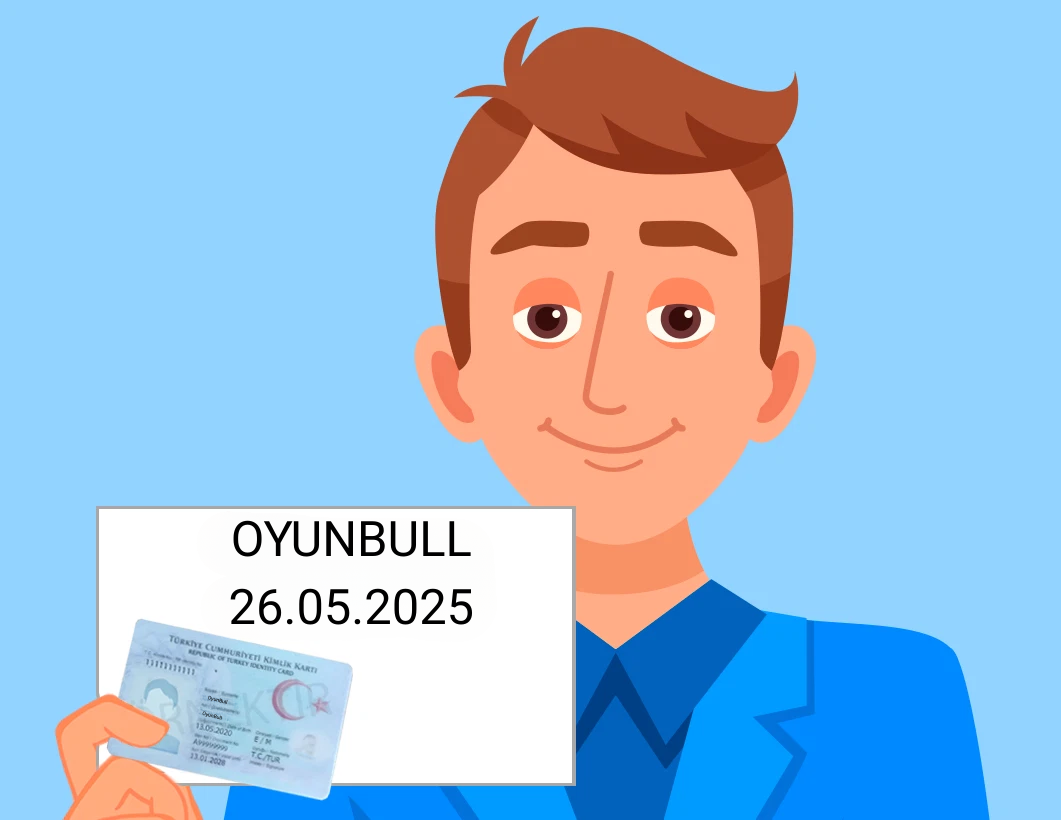 Örnek Kimlikli Selfie - OYUNBULL ve Tarih Yazılı Kağıt ile